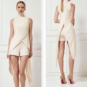 NWT MISHA COLLECTION Ninavera Cream Playsuit 4